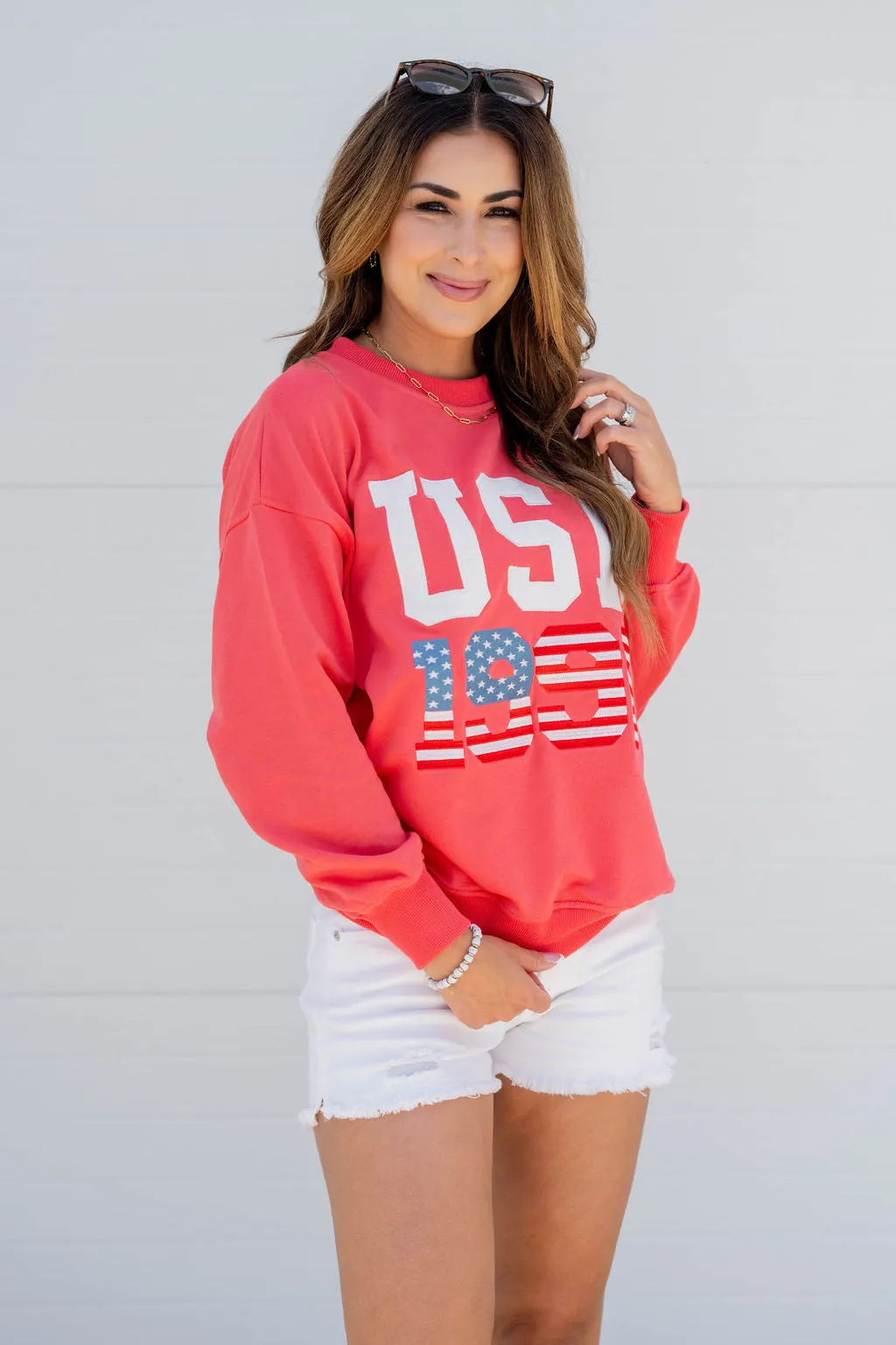 USA 1996 Graphic Crewneck