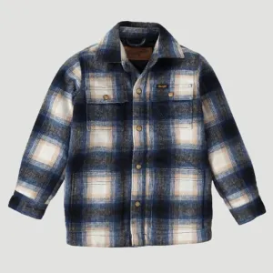 Wrangler Kid's Flannel Plaid Shacket