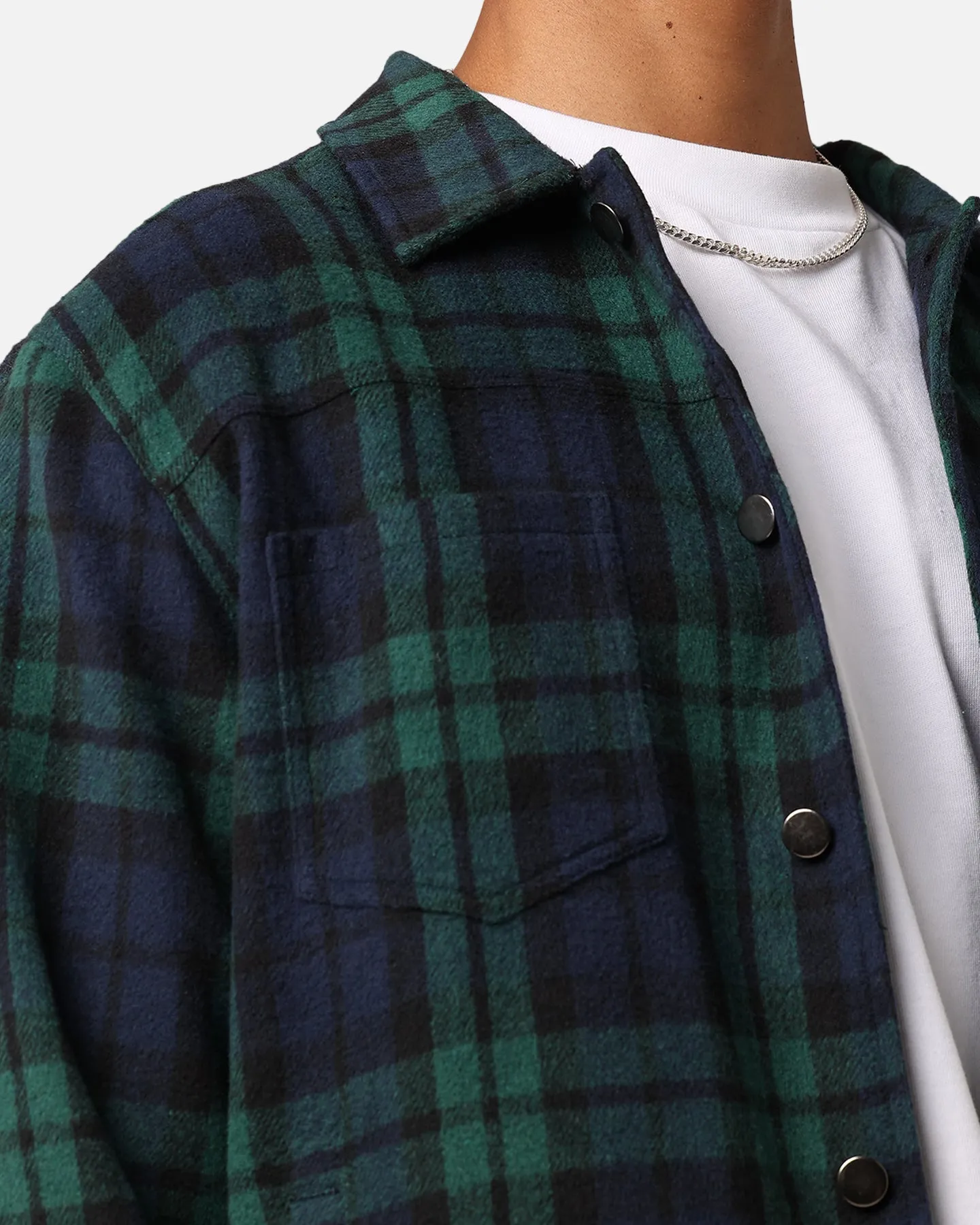 XXIII Darby Plaid Shacket Tartan