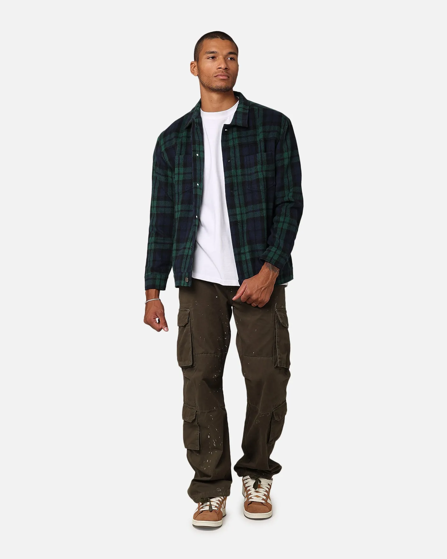 XXIII Darby Plaid Shacket Tartan